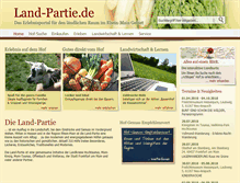 Tablet Screenshot of land-partie.de